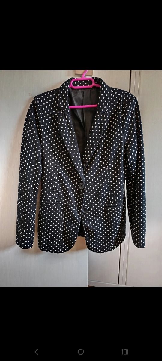 Chaqueta americana mujer lunares