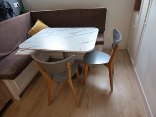 2 sedie ergonomiche in legno
