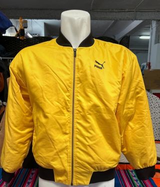 Chaqueta Bomber Puma Amarilla Talla S