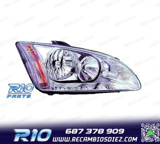 FARO DCH PARA FORD FOCUS II 04-08 FONDO CROMO