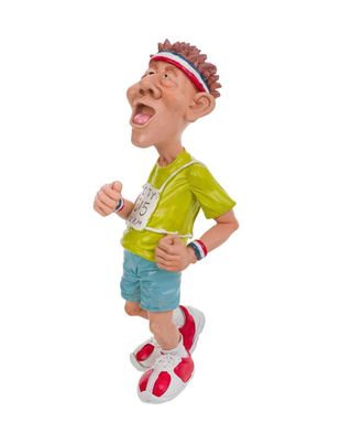 Escultura de un atleta, corredor, runner.