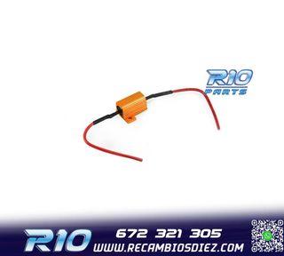 RESISTENCIA MATRÍCULA CANBUS ERROR DE LUZ 10W