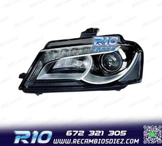 FARO IZQ XENON AUDI A3 08-12 CON LUZ DIURNA