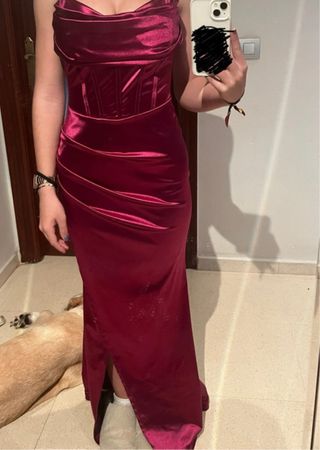 Vestido de fiesta buganvilla