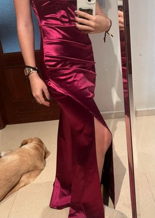 Vestido de fiesta buganvilla