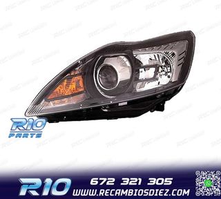 FARO IZQ XENON FORD FOCUS III 08-10 FONDO NEGRO