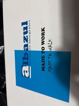 zapatos de trabajo inconfort white talla 36