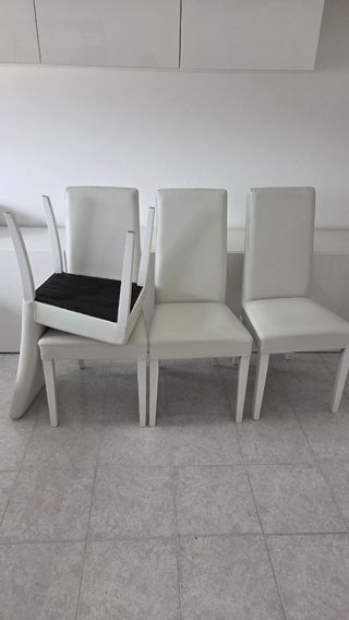 Set 4 Sedie Nancy Mondo Convenienza Bianche