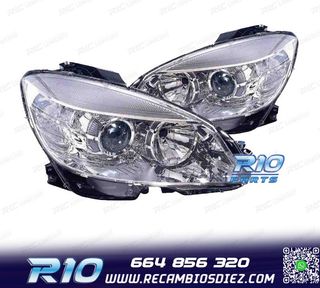 FAROS PARA MERCEDES W204 C CLASS 07-10