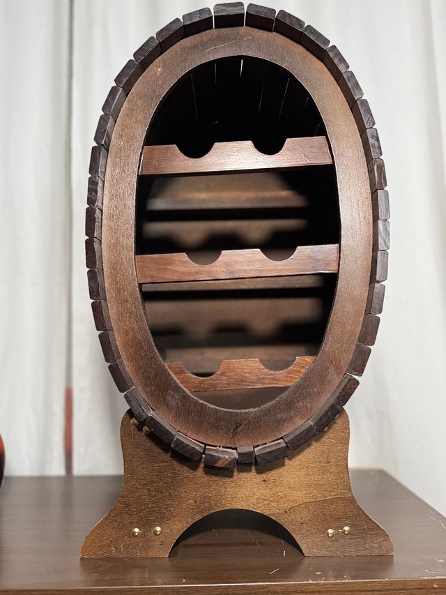 Botellero Madera Barril