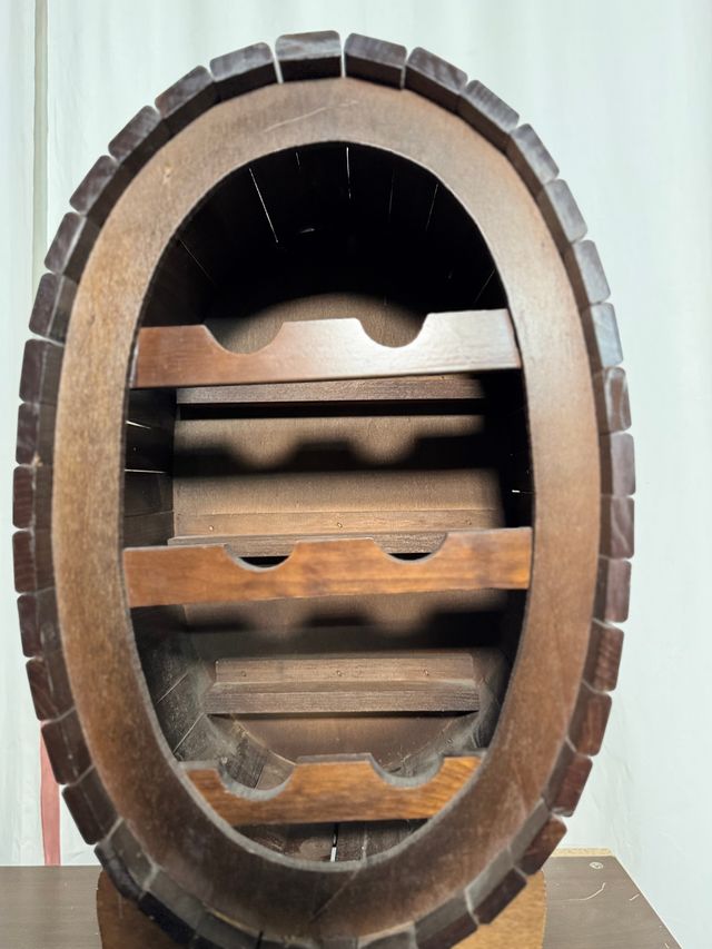 Botellero Madera Barril