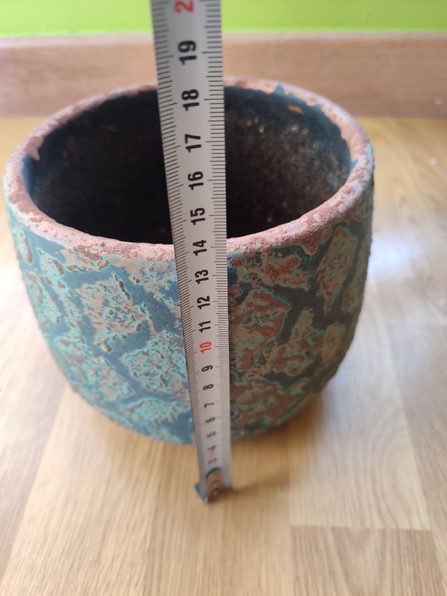 Maceta cerámica diseño rústico