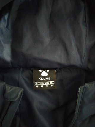 Cazadora de invierno azul KELME. Olimpico 