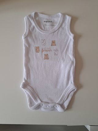 Body neonato bianco con orsetti