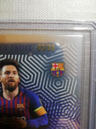 Messi Fan's Choice 89/99 Tarjeta Numerada