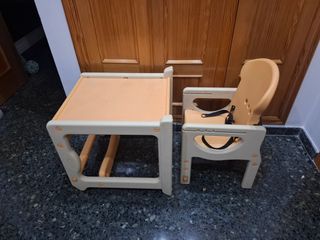 Mesa y trona infantil Jane 3 en 1