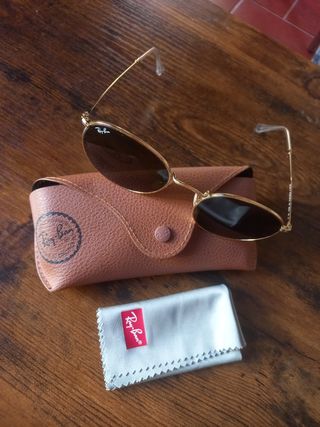 Ray-Ban Gafas de Sol redondas metal doradas