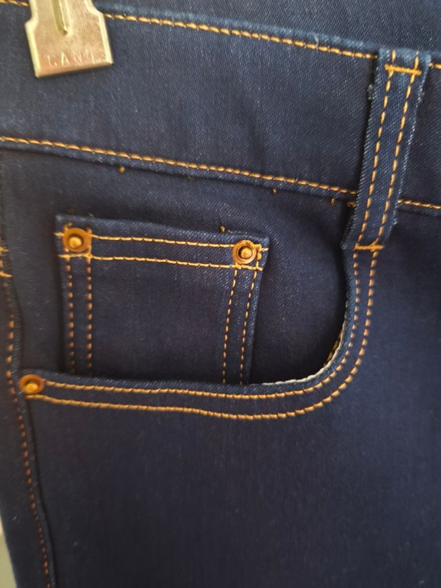 Vaqueros Mujer Talla 32 Azul