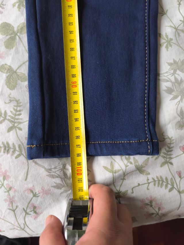 Vaqueros Mujer Talla 32 Azul