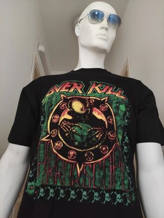 Overkill T Shirt Vintage 00s Thrash Metal Rare