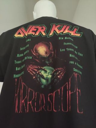 Overkill T Shirt Vintage 00s Thrash Metal Rare