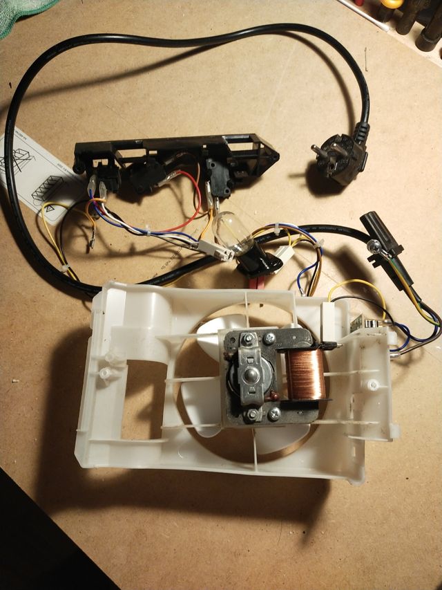 Ventilador para microondas