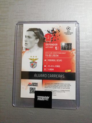 Álvaro Carreras rookie numerada