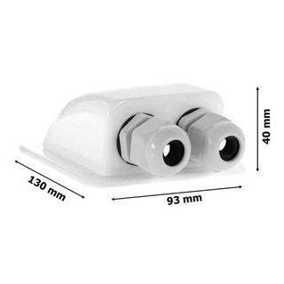 Pasacables Blanco para Techo