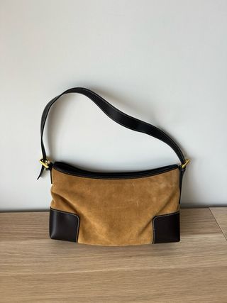 Bolso Loewe ante camel y piel marrón