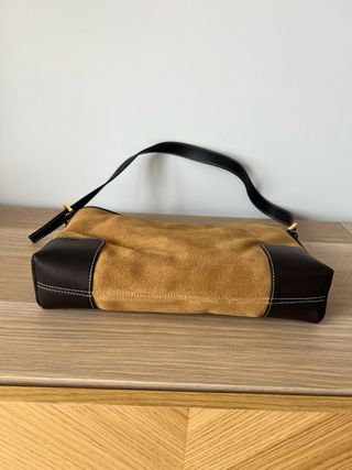Bolso Loewe ante camel y piel marrón