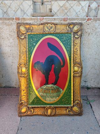 Cartel Vintage Cafés El Gato Negro
