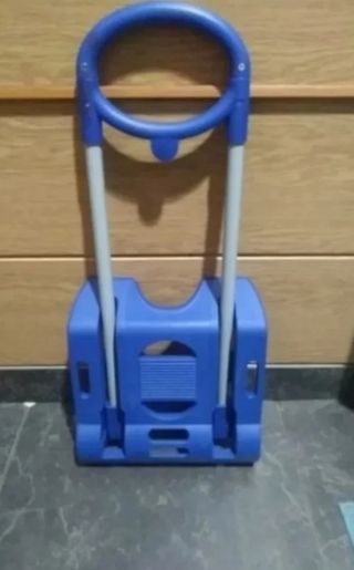 Carrito para mochila azul