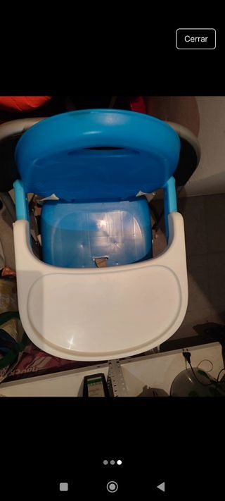 Trona Chicco elevador alzador azul