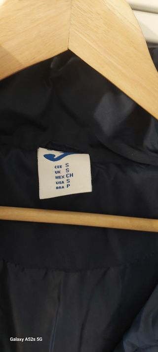 Abrigo Joma Azul Tipo Plumífero