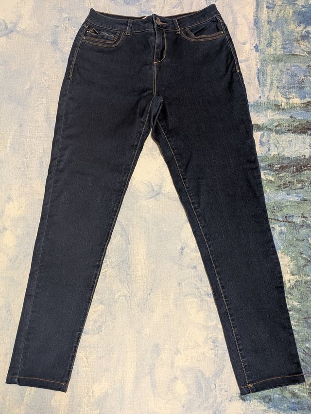 Vaqueros pitillo tiro alto Caché Caché talla 38