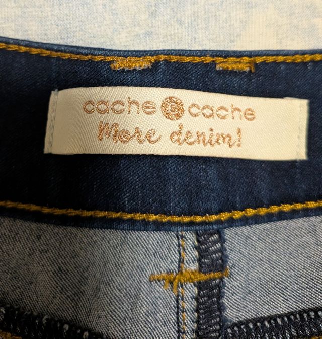 Vaqueros pitillo tiro alto Caché Caché talla 38