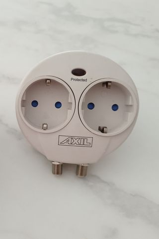 Protector sobretensiones AXIL 2 enchufes