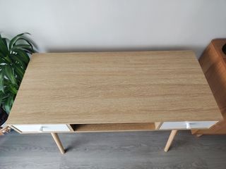 Escritorio 2 cajones madera