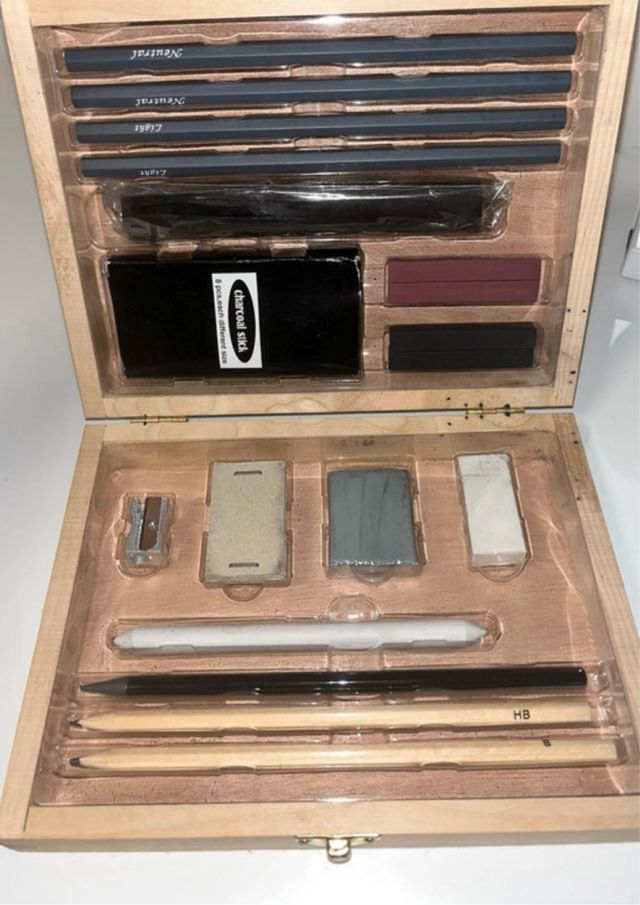 Kit de carboncillo para pintar