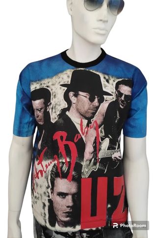 U2 AchtungBaby T Shirt Vintage 1993 zooTVtour Aop