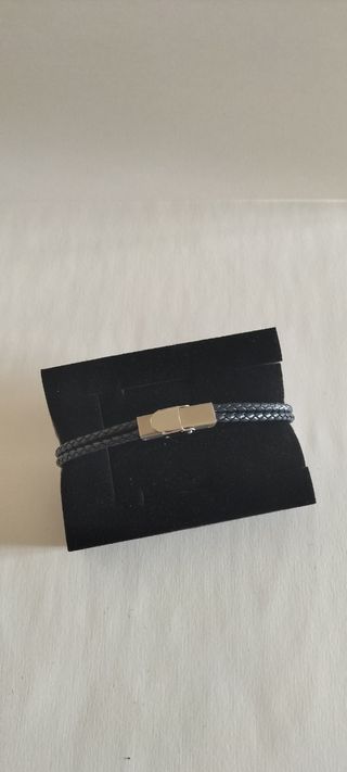 Pulsera Viceroy de hombre Air piel azul trenzada