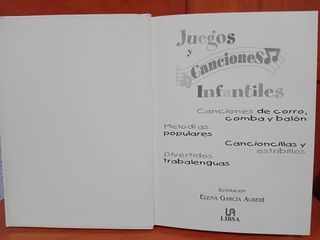 Juegos y Canciones Infantiles (Libros de Entret...