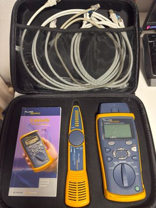 Fluke Networks Cable IQ Tester + InteliTone Pro.