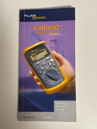 Fluke Networks Cable IQ Tester + InteliTone Pro.