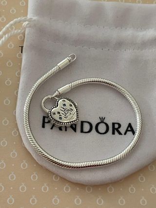Pulsera Pandora Corazón Plata