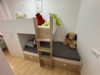 Cama tren infantil