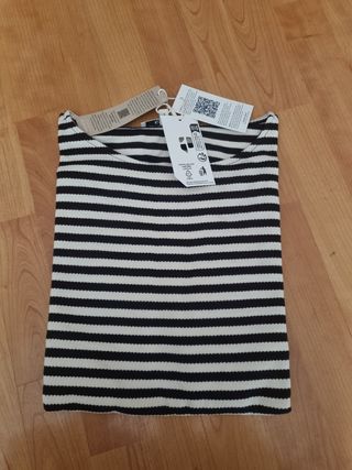 Camiseta García Rayas Manga Larga Talla XL