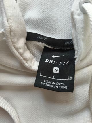 Sudadera sin mangas Nike blanca