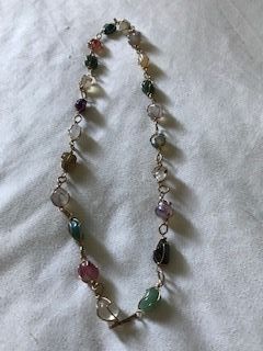 Collar de cuarzos naturales