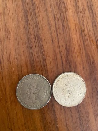 2 Monedas 500 Pesetas España